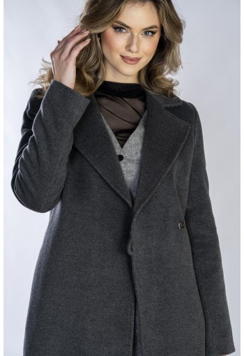 Elegancki, Długi Płaszcz Damski