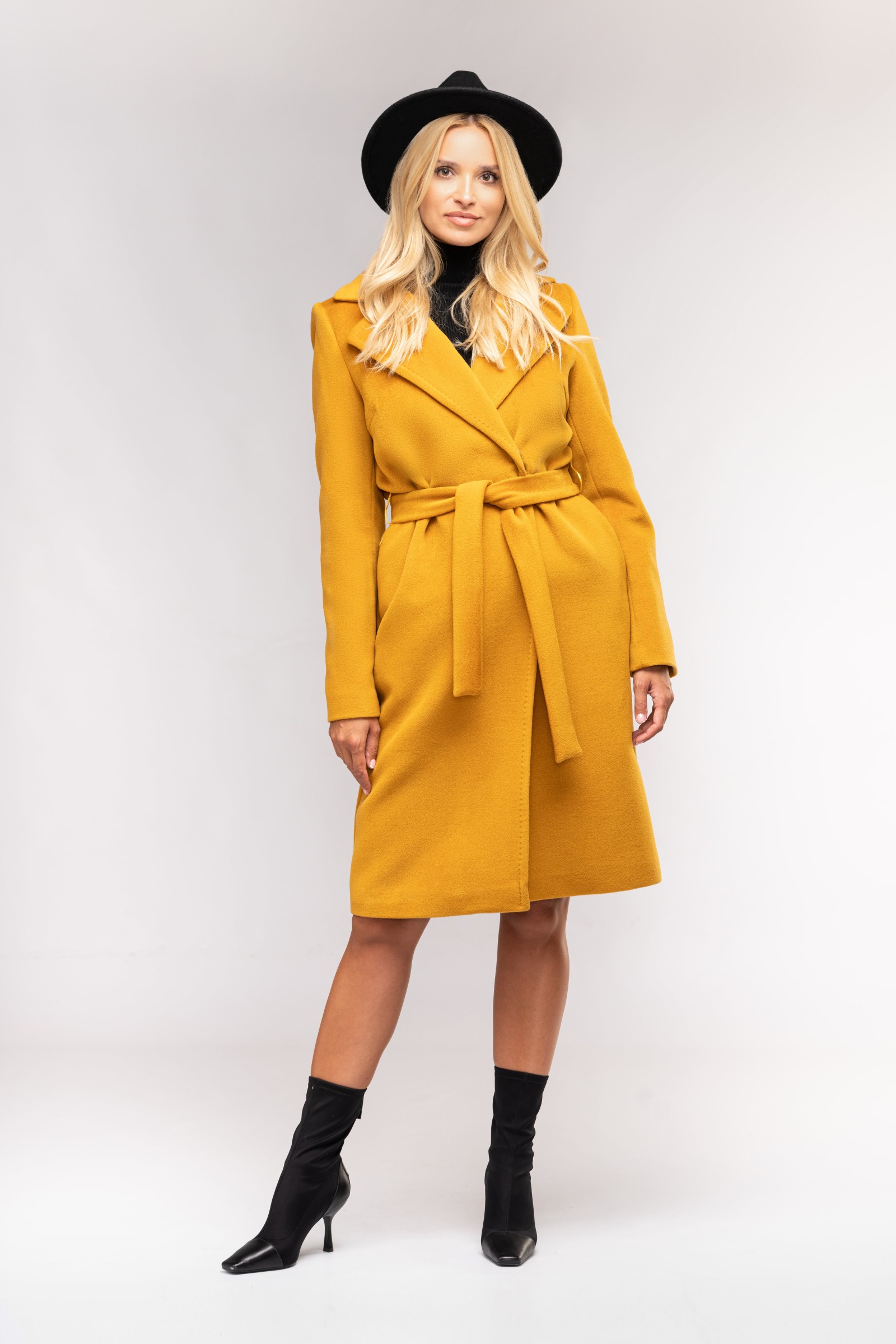 Elegancki, Długi Płaszcz Damski