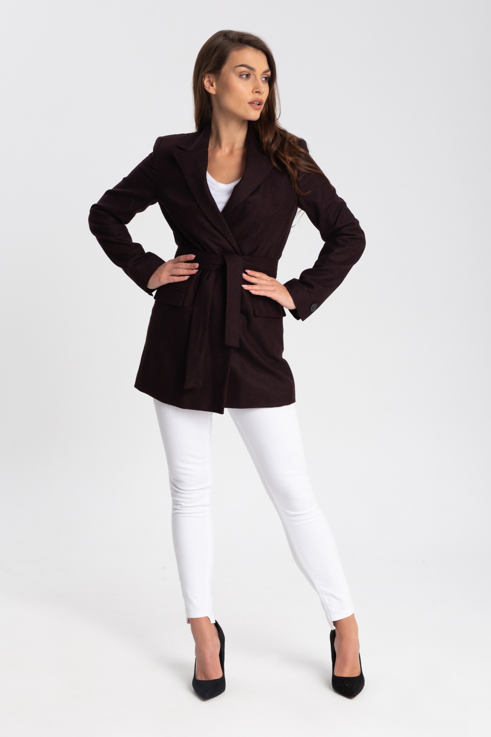 Żakiet Damski podkreślający talię