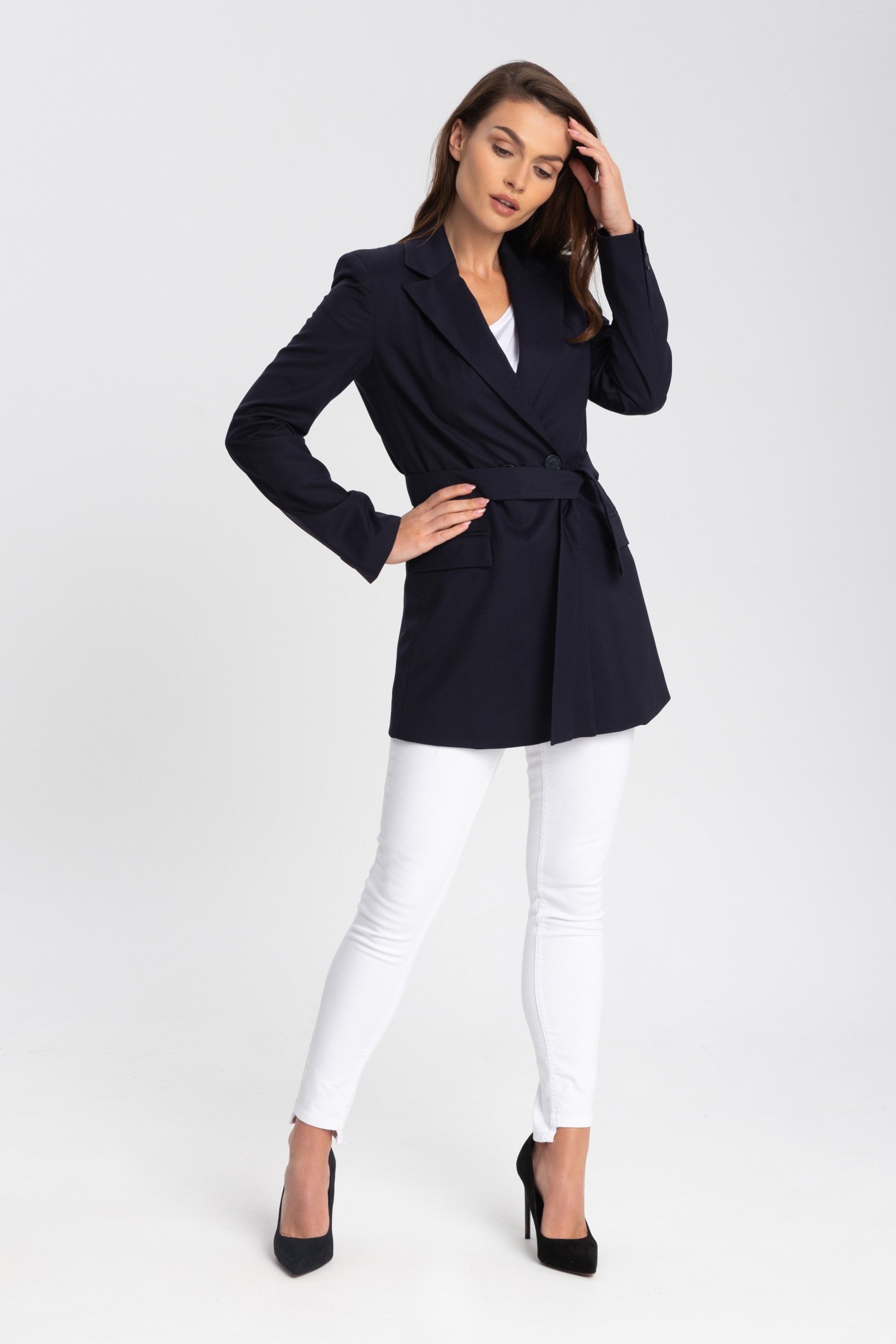 Żakiet Damski podkreślający talię