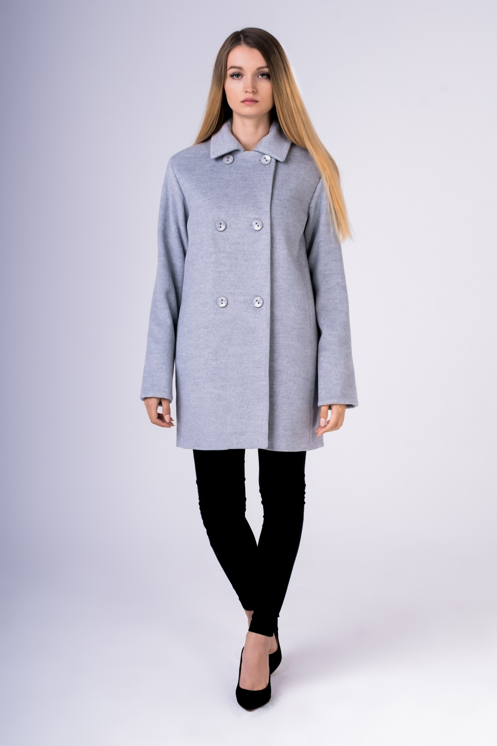 Elegancki, Długi Płaszcz Damski