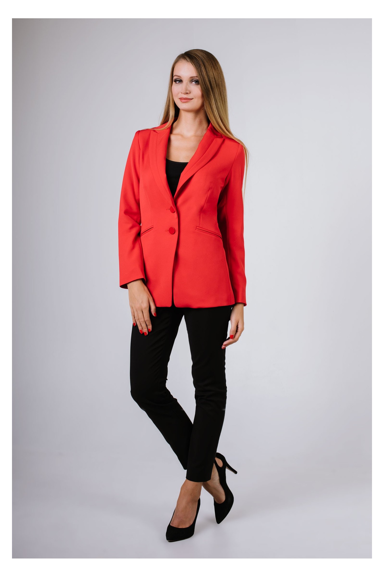 Żakiet Damski podkreślający talię
